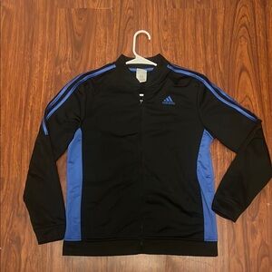 Adidas boys Black and Blue Varsity Jacket